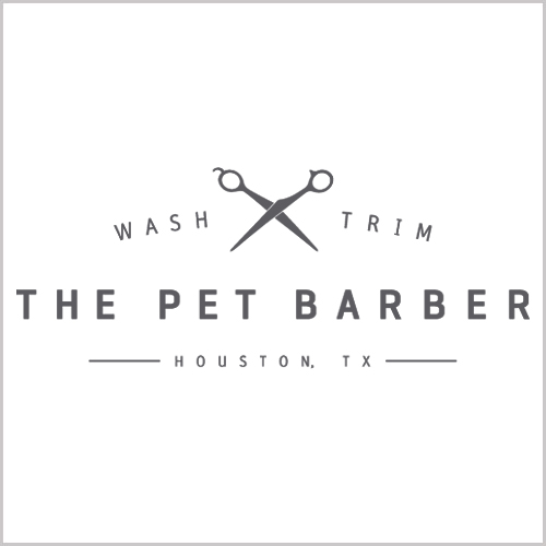 the pet barber houston logo